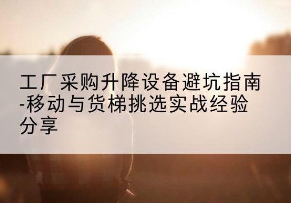 洛浦移动式升降机怎么选-工厂采购升降设备避坑指南-移动与货梯挑选实战经验分享