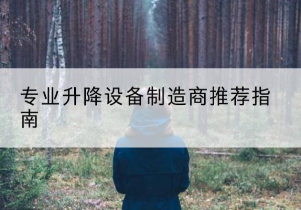 洛浦电动剪叉升降平台厂家-专业升降设备制造商推荐指南